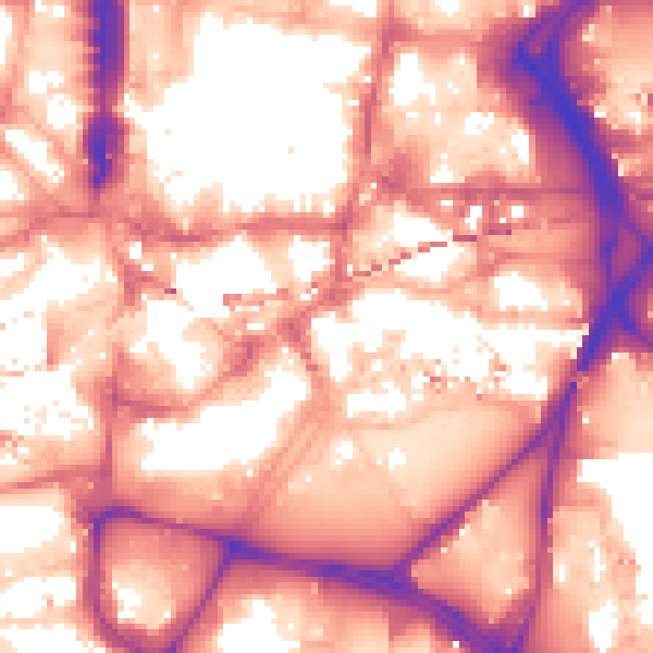Daytime road noise heatmap for LS1 7BU