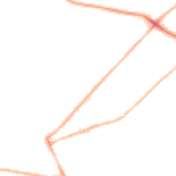 Night-time road noise heatmap for LS13 1AP