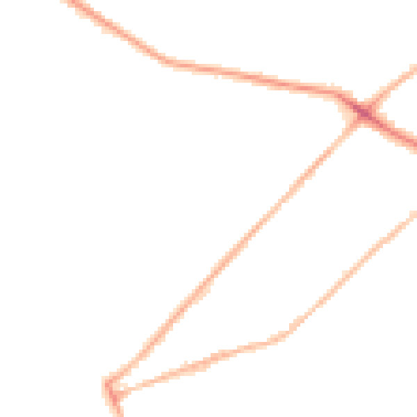 Night-time road noise heatmap for LS13 1AS