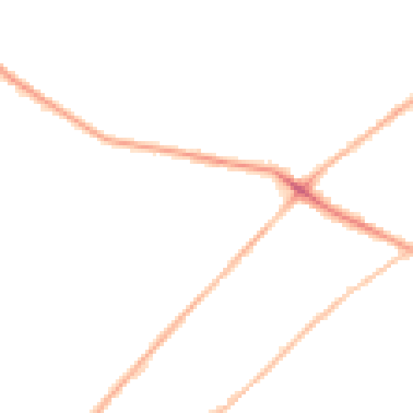 Night-time road noise heatmap for LS13 1AZ
