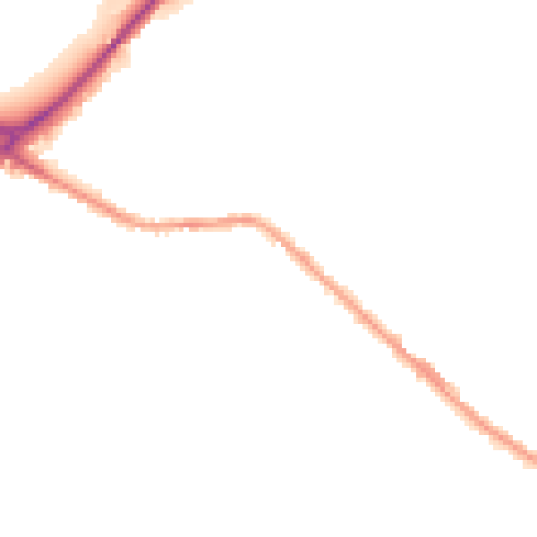 Night-time road noise heatmap for LS13 1JH