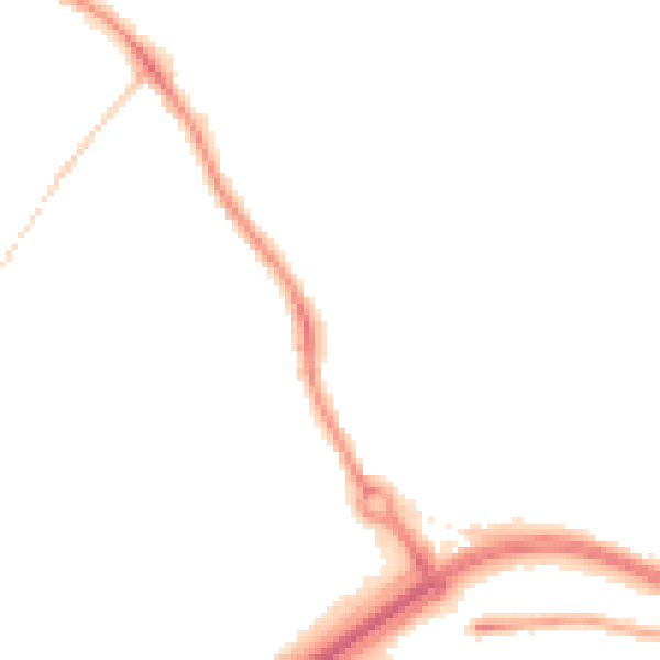 Night-time road noise heatmap for LS13 2EA