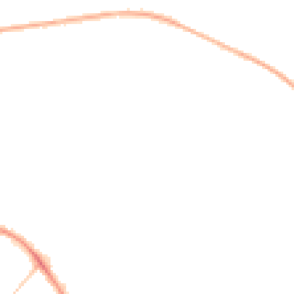 Night-time road noise heatmap for LS13 2JJ