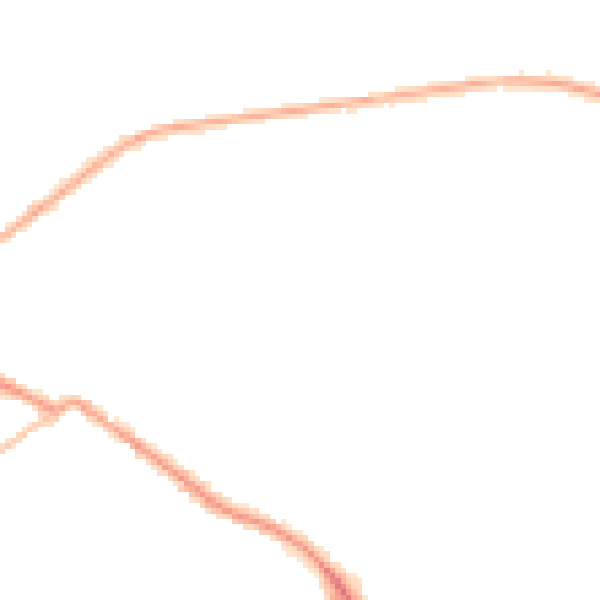 Night-time road noise heatmap for LS13 2NS