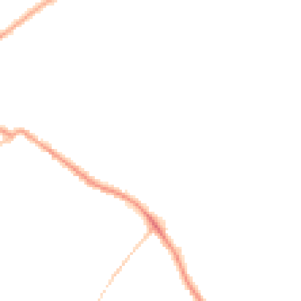 Night-time road noise heatmap for LS13 2UW