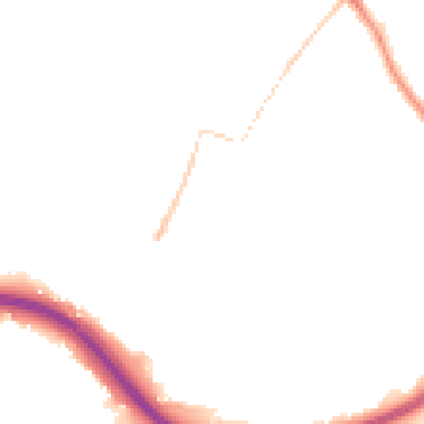 Night-time road noise heatmap for LS13 3BH