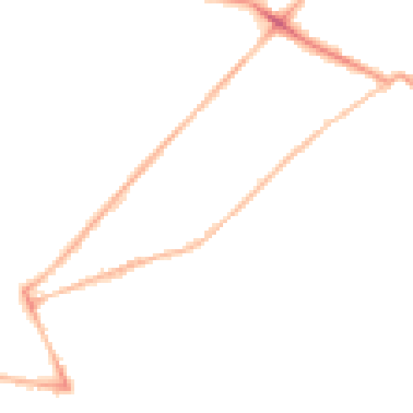 Night-time road noise heatmap for LS13 3ES