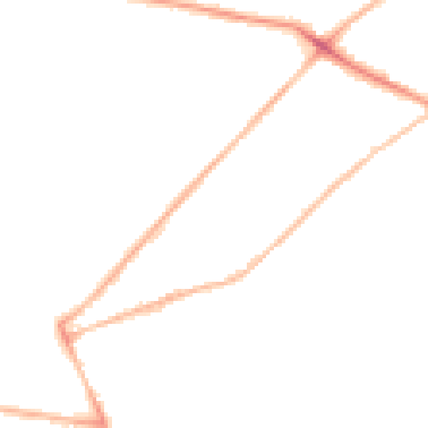 Night-time road noise heatmap for LS13 3JQ