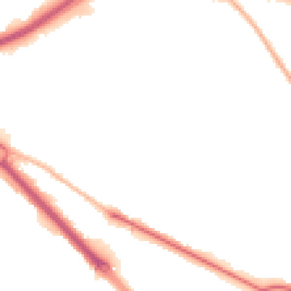 Night-time road noise heatmap for LS13 4LN