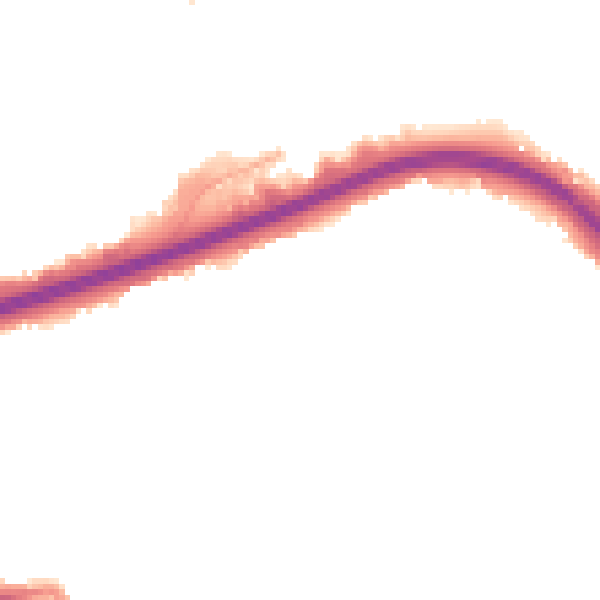 Night-time road noise heatmap for LS13 4NL