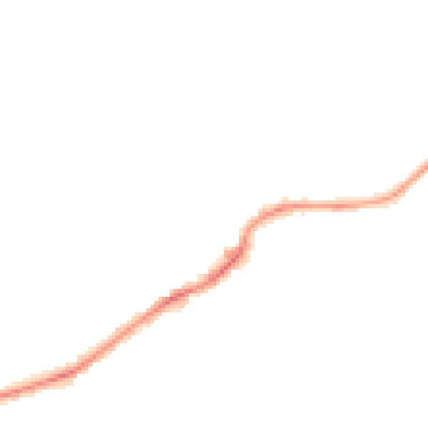Night-time road noise heatmap for LS26 0AF