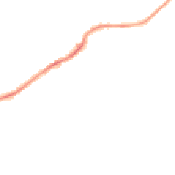 Night-time road noise heatmap for LS26 0AY