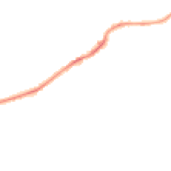 Night-time road noise heatmap for LS26 0BD