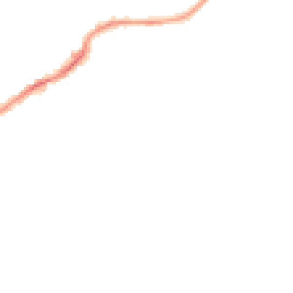 Night-time road noise heatmap for LS26 0BN