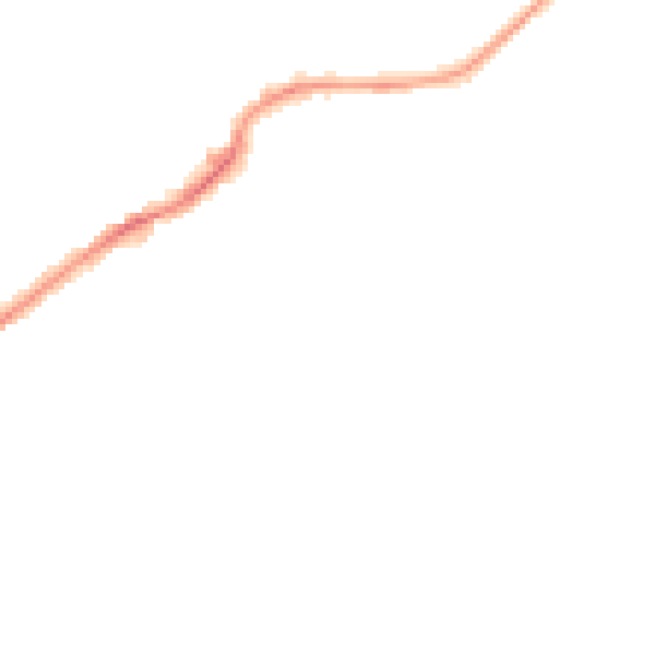 Night-time road noise heatmap for LS26 0BW