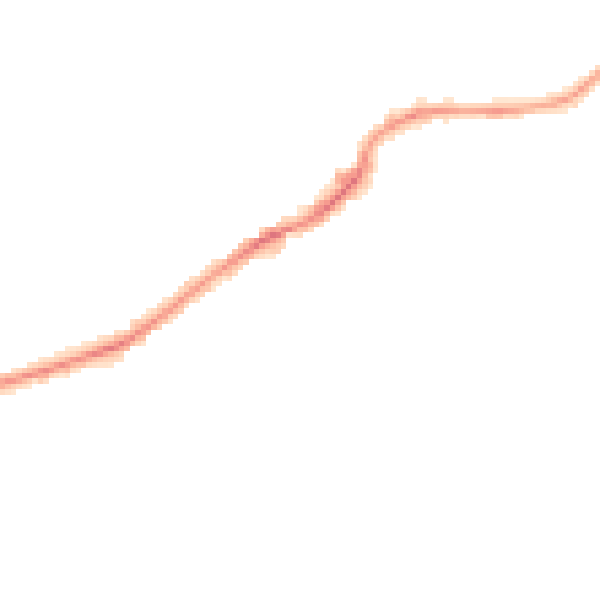 Night-time road noise heatmap for LS26 0BX