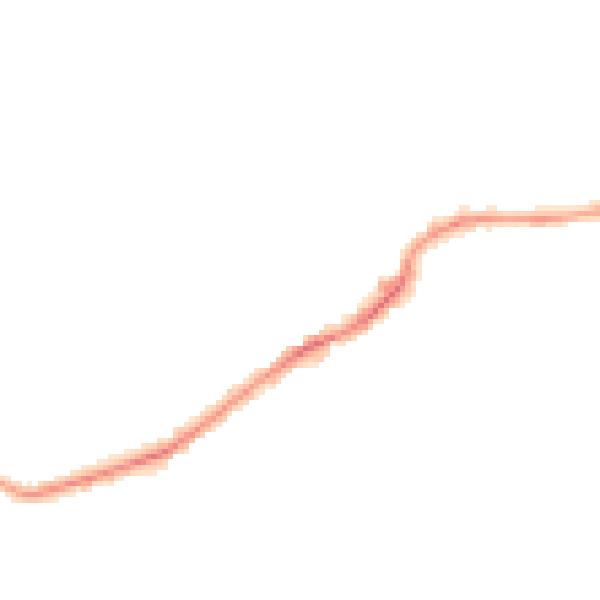 Night-time road noise heatmap for LS26 0DB