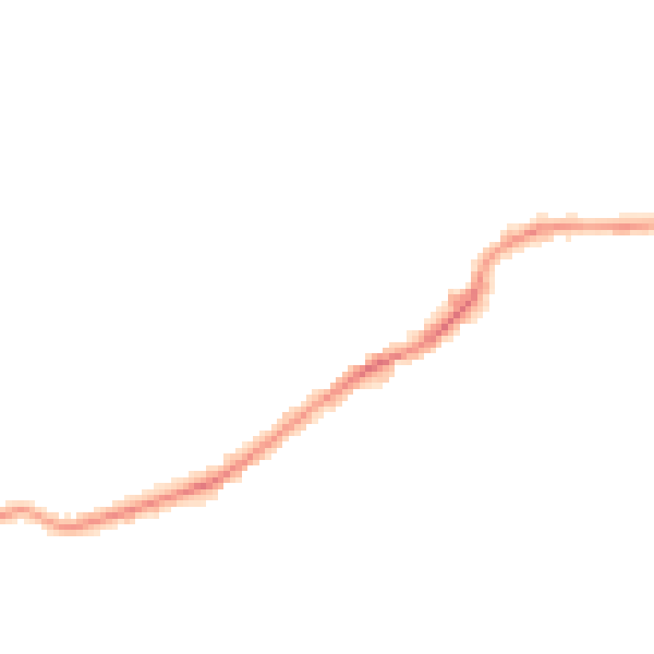 Night-time road noise heatmap for LS26 0DE