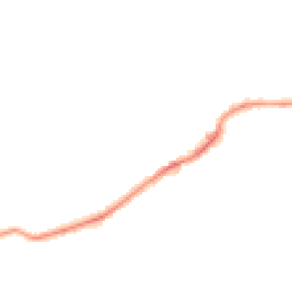 Night-time road noise heatmap for LS26 0DQ