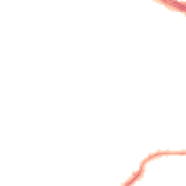 Night-time road noise heatmap for LS26 0LL