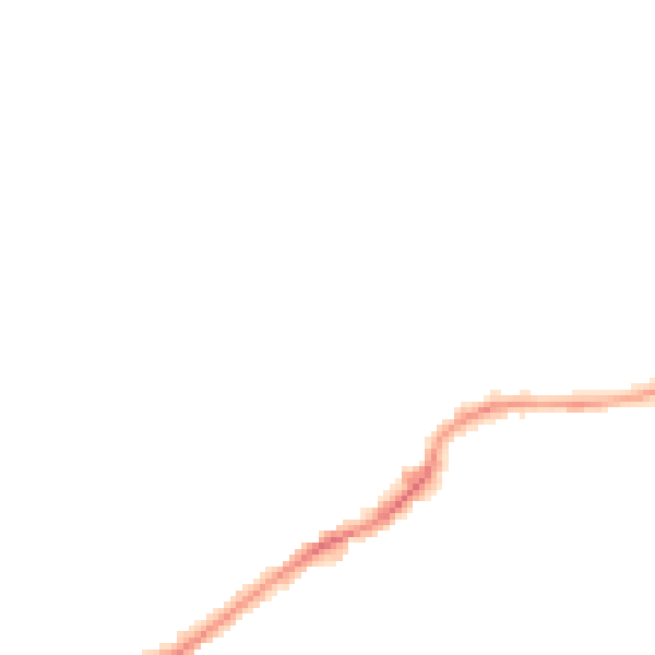 Night-time road noise heatmap for LS26 0NY