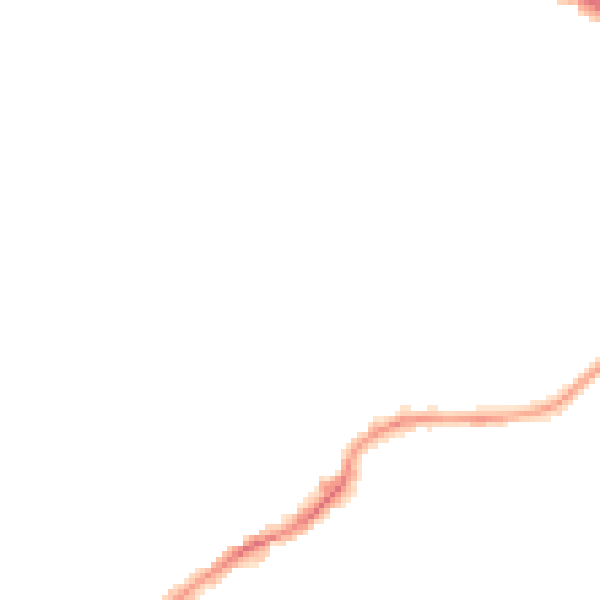 Night-time road noise heatmap for LS26 0RX