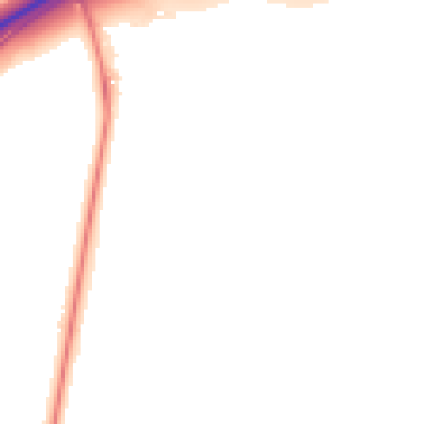 Night-time road noise heatmap for LS26 0ZH