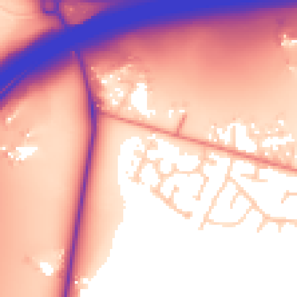 Daytime road noise heatmap for LS26 0ZL