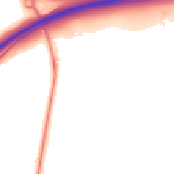 Night-time road noise heatmap for LS26 0ZL