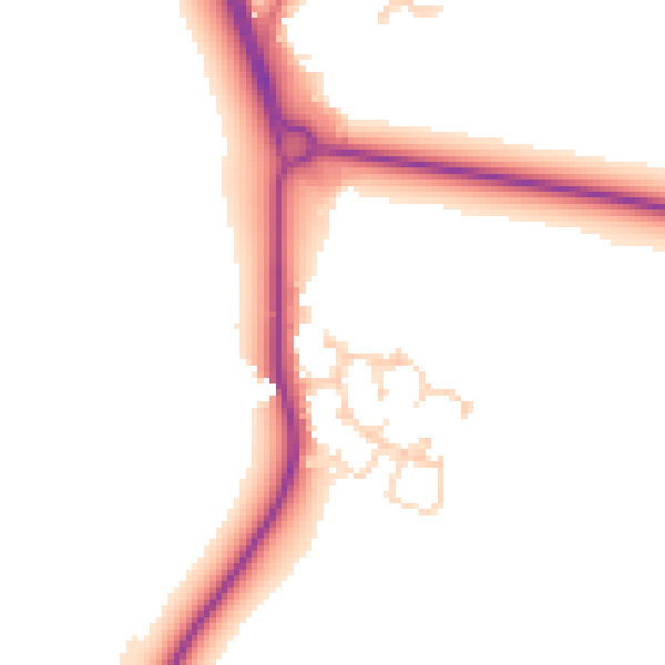 Daytime road noise heatmap for LS26 8ET
