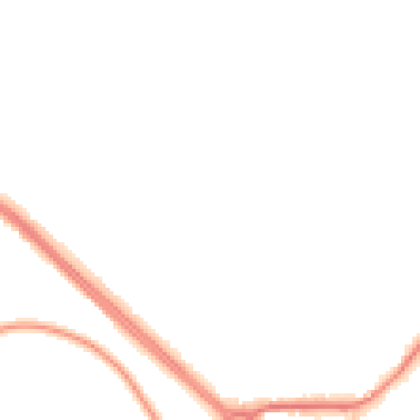 Night-time road noise heatmap for LS26 8FH