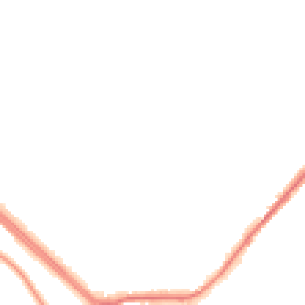 Night-time road noise heatmap for LS26 8NZ
