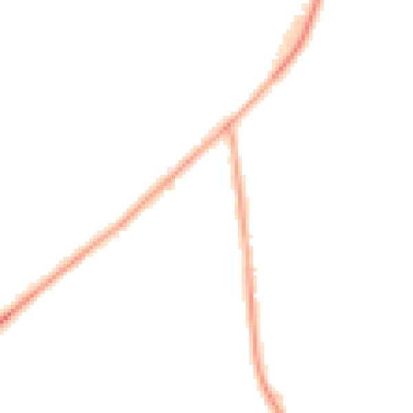 Night-time road noise heatmap for LS26 8UQ