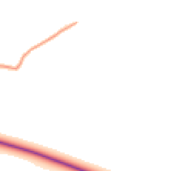 Daytime road noise heatmap for LS26 9EU
