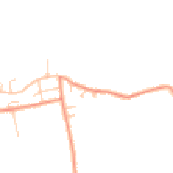 Daytime road noise heatmap for LS26 9JH