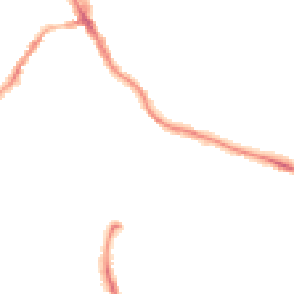 Night-time road noise heatmap for LS6 1AB