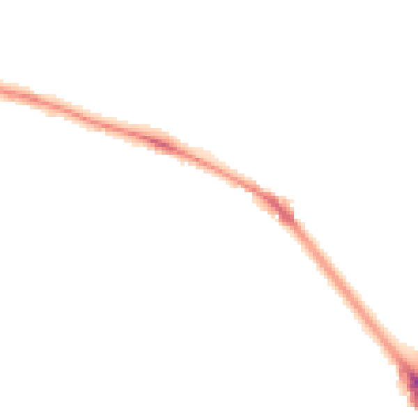 Night-time road noise heatmap for LS6 1AS
