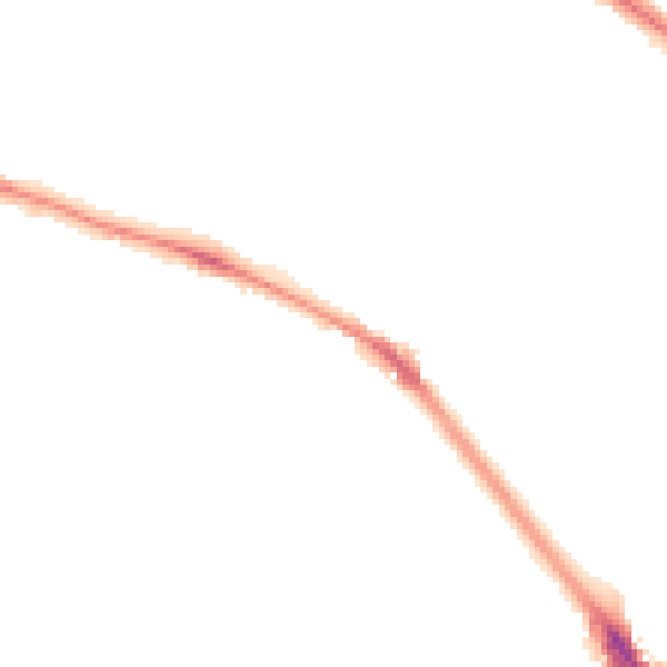 Night-time road noise heatmap for LS6 1AT