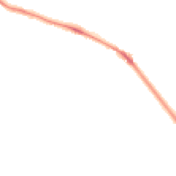Night-time road noise heatmap for LS6 1BD