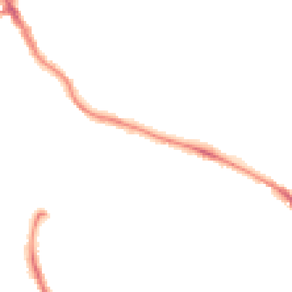 Night-time road noise heatmap for LS6 1BN