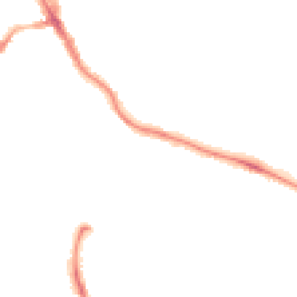 Night-time road noise heatmap for LS6 1BU