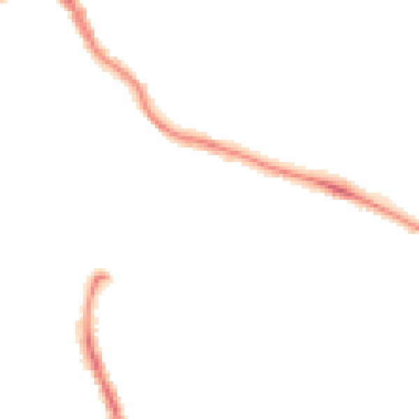 Night-time road noise heatmap for LS6 1BX