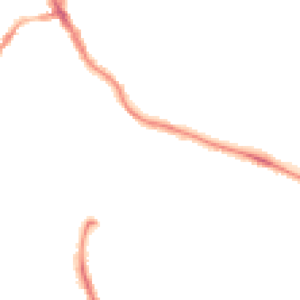 Night-time road noise heatmap for LS6 1BY