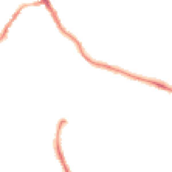 Night-time road noise heatmap for LS6 1BZ