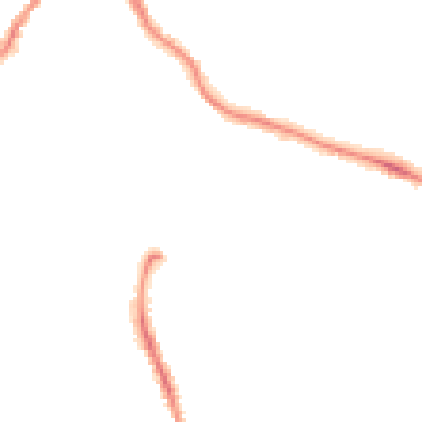 Night-time road noise heatmap for LS6 1DD
