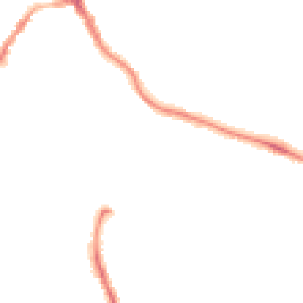 Night-time road noise heatmap for LS6 1DE