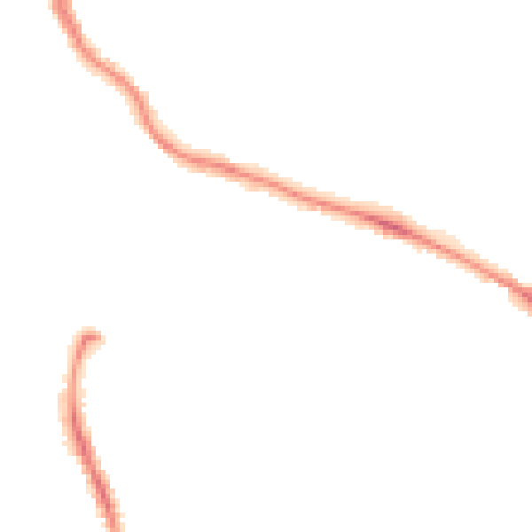Night-time road noise heatmap for LS6 1DJ