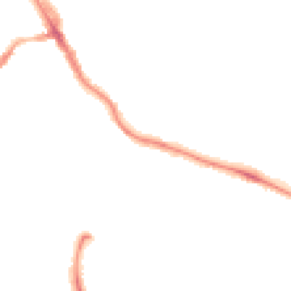 Night-time road noise heatmap for LS6 1DP