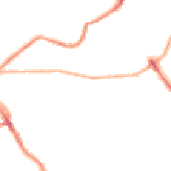 Night-time road noise heatmap for LS6 2BD