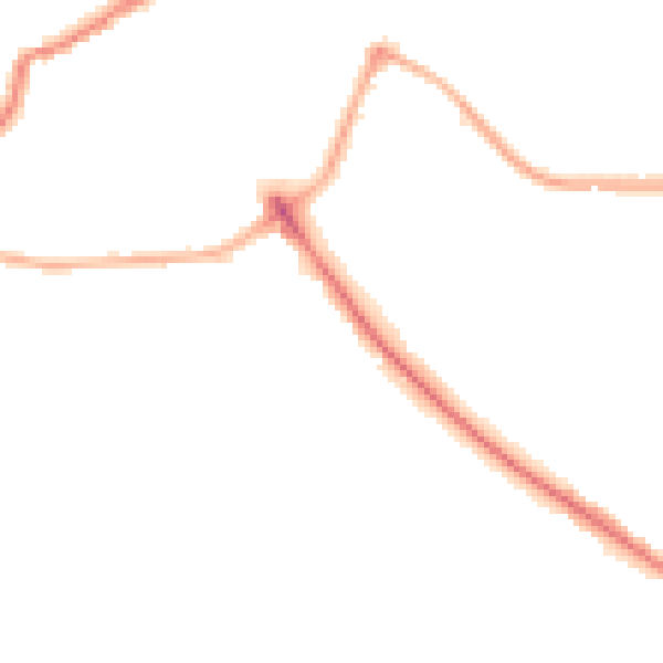 Night-time road noise heatmap for LS6 2BL